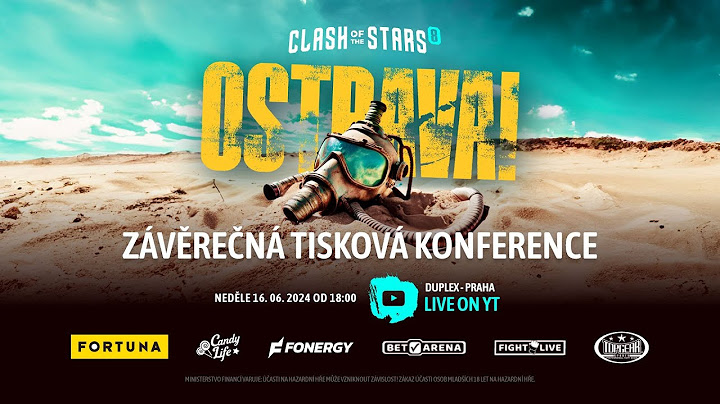 🔴 ZÁVĚREČNÁ TISKOVÁ KONFERENCE | Clash Of The Stars 8 🔥