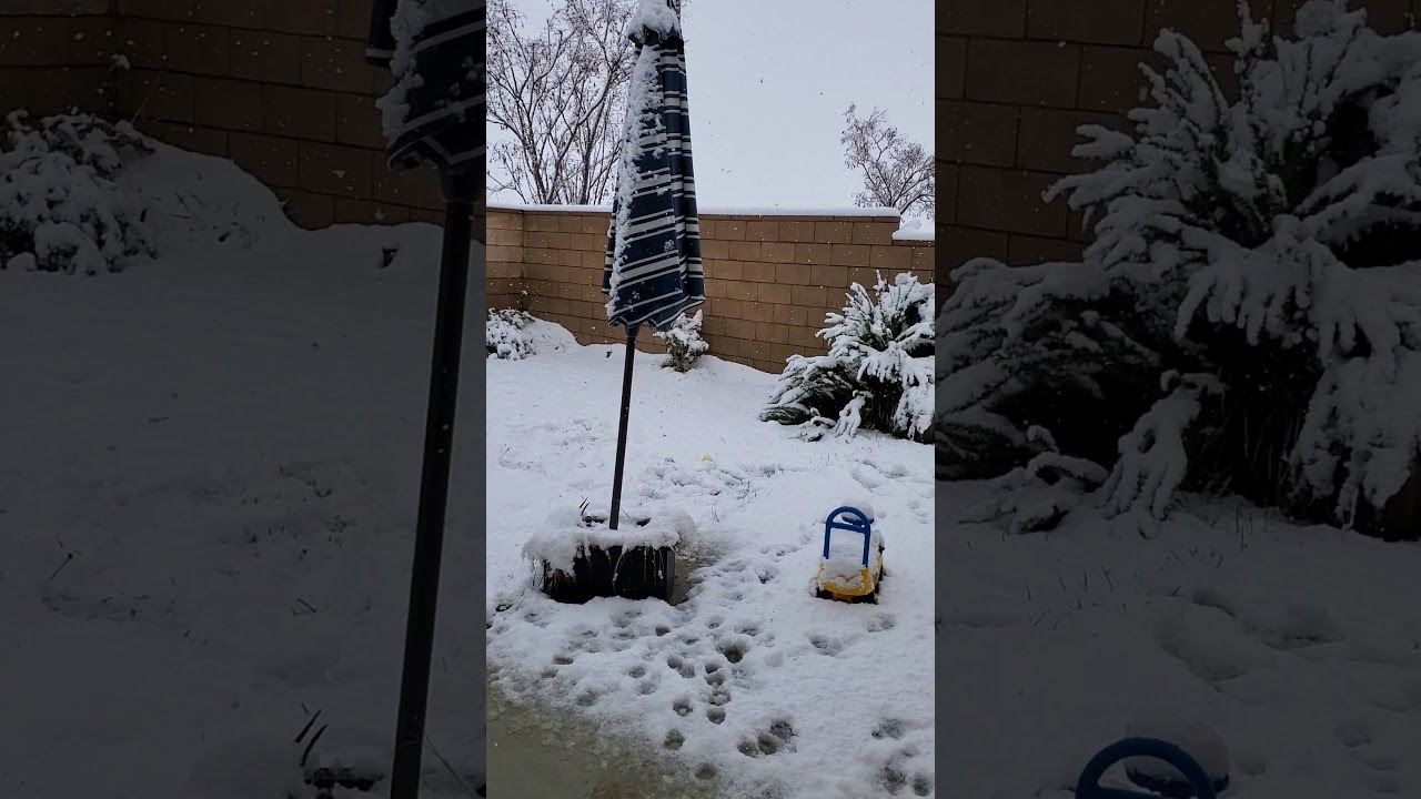 Lancaster California SNOW 2019 28 nov YouTube