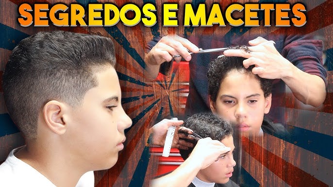 Corte de Cabelo Masculino INFANTIL - Passo a Passo, Adri Barbeiro