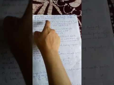 Magnetism and matter Part 1in Physics 