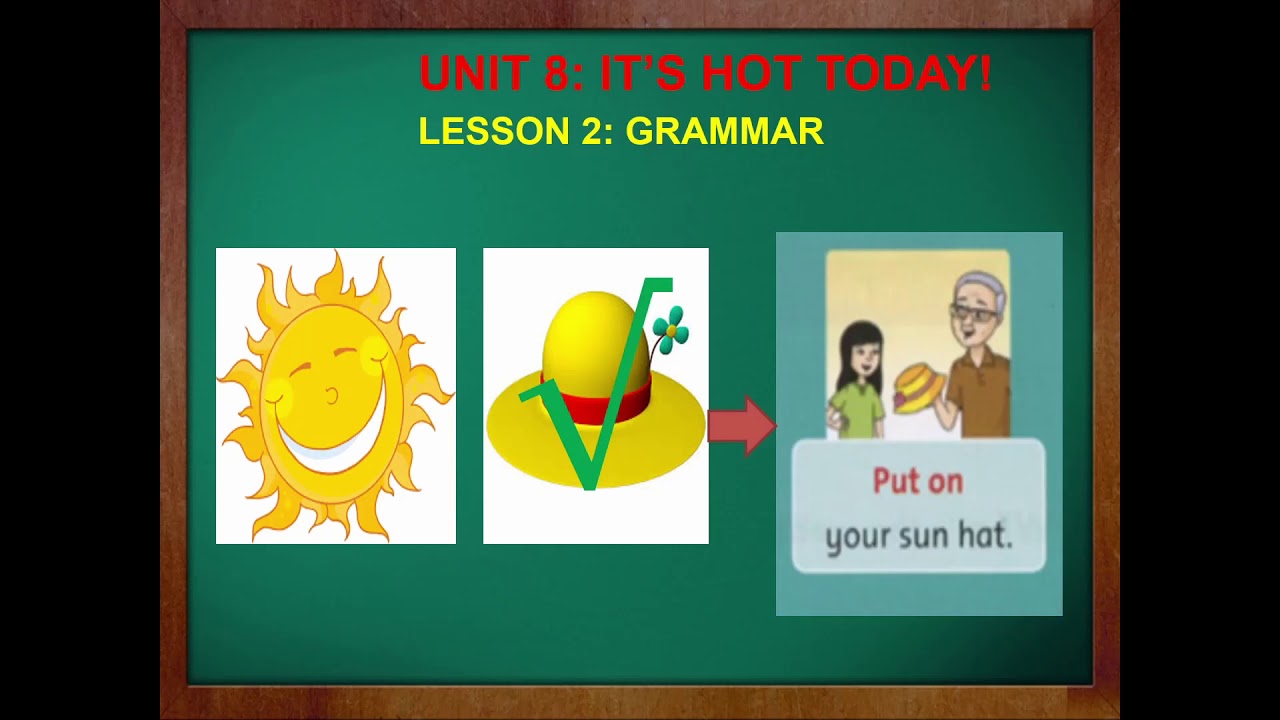 Hot today перевод на русский. ИТС хот Тудей. Today's Lesson. It's hot today. Welcome 2 Unit 8 Lesson 2.