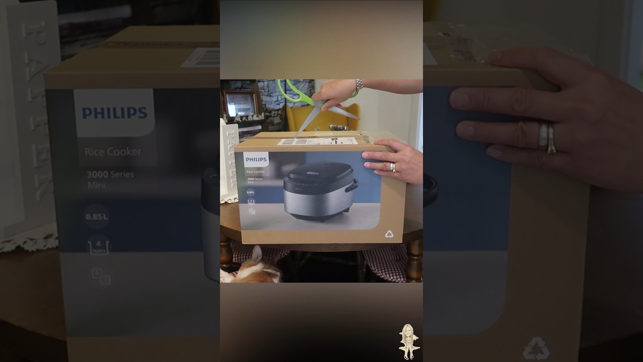 PHILIPS 3000 SERIES MINIRISKOKARE HD3093 - 0.85L | INFLUENSTER | VOXBOX - GIFT CLAIM | UNBOXING ONLY