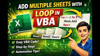 Automate Sheet Creation in Excel VBA using Loops