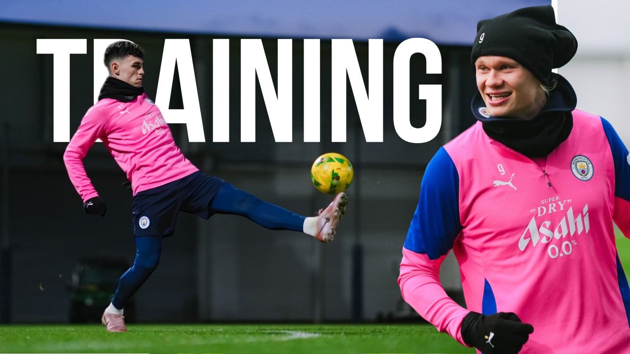 Watch Man City SUPER Intense Training Ahead of Newcastle Clash ⚔️🔥
