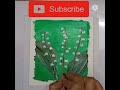 Flower Painting | Lily of the Valley #shorts #quickpainting #acrylicpainting #flowerpainting