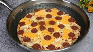 لم نعد نشتري البيتزا! بيتزا بدون عجن، لا حاجة للفرن!! screenshot 5