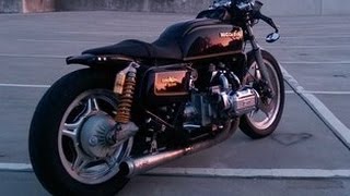 First Ride On My New Cafe Racer Honda Goldwing Gopro - Youtube