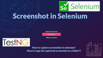 How to take Screenshot in Selenium || Interview Question