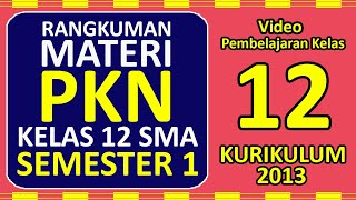 Summary of Civics Material for Grade 12 High School Semester 1 | Curriculum 2013