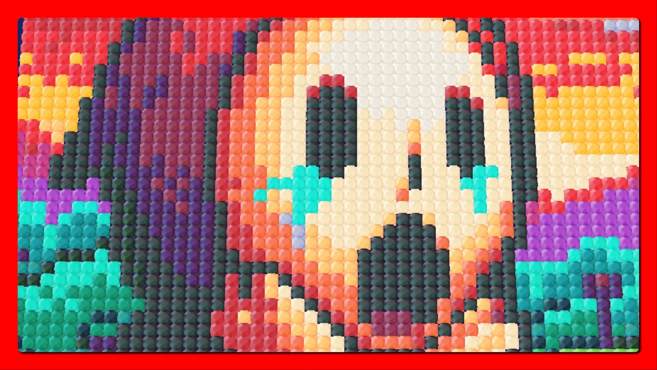 Diamond Painting Art The Scream in Bright Colors #relaxmindgames #colorbynumber #inspired