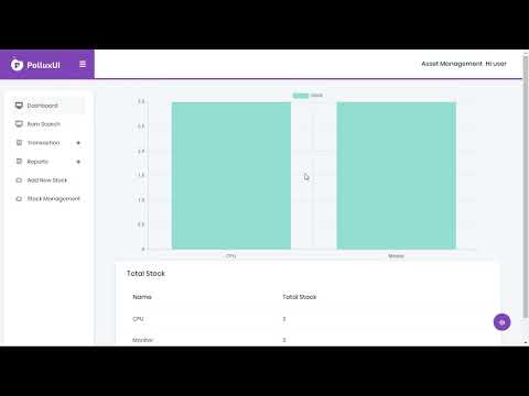 Project on Asset/Stock Management in PHP/MySQL