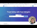Allergy-Free Travel Booking Platform