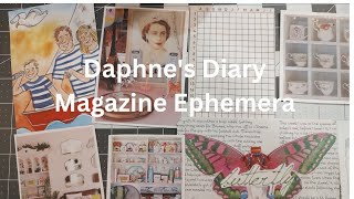 Make Ephemera from Daphne's Diary Magazine, Use It or Lose It, Using Our Crafty Stash Junk Journals