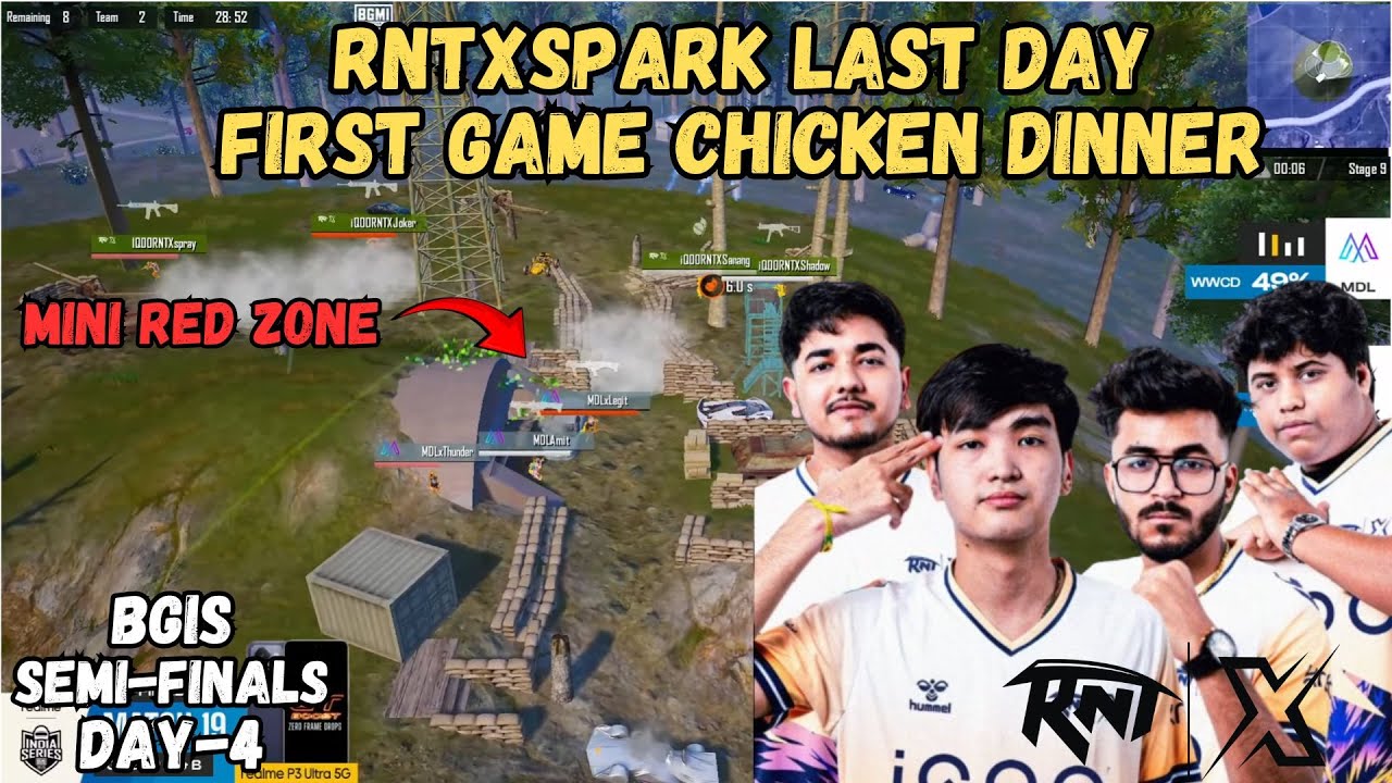 RNTx Chicken Dinner in Week 2 Last DAY First GAME | BGIS 2025 - YouTube