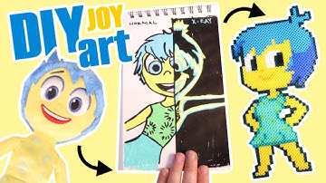Joy Inside Out 2 Movie DIY Bead Craft Activist | Glitch Vs Normal | Squishies