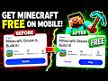 ⛏️How to Get MINECRAFT for FREE on Mobile 2026