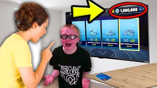 Kid STEALS MOMS Credit Card To Buy VBucks! (fortnite)