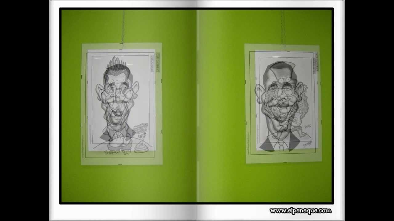 EXPOSICIÓN CARICATURAS DE FAMOSOS ELPENEQUE