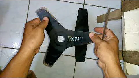 Como afiar lâmina de roçadeira Stihl?
