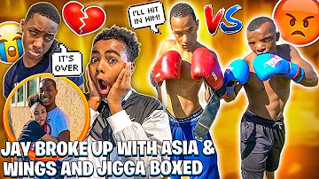 JAY BROKE UP WITH ASIA💔& WINGS AND JIGGA HAD A BOXING MATCH!! 🥊