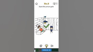 Open the prison gate, I am little dizzy -brain out escape room level 8 gameplay walkthrough solution
