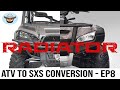 Keep it cool! | ATV to SXS conversion - Episode 10 #homemadesxs #shedbuild