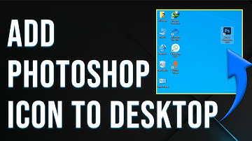 How To Add Photoshop Icon To Desktop (How To Create And Put Photoshop Icon To Desktop)