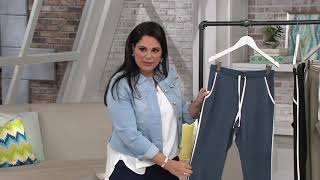 AnyBody Loungewear French Terry Crop Pants on QVC screenshot 5