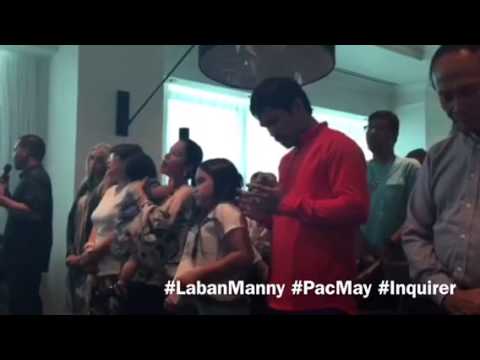 Pacquiao family goes back to onsite church service