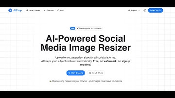 AICrop - Free AI Image Resizer for Social Media