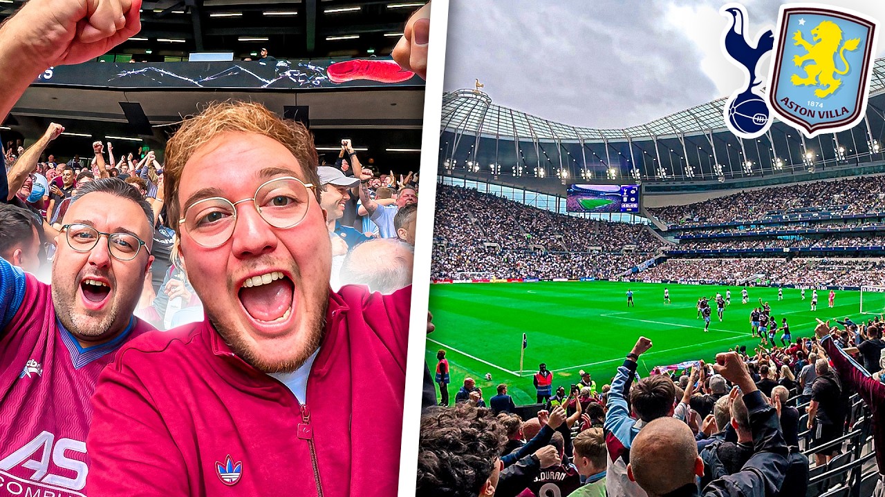 ABSOLUTE SCENES as Villa Win Away at Spurs AGAIN!