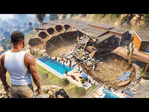 I FOUND a MYSTERIOUS FOOTPRINT NEAR FRANKLIN'S HOUSE IN GTA 5!