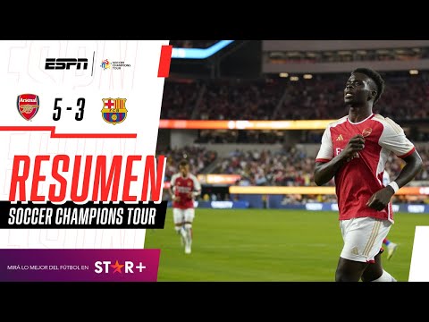 ¡LOS GUNNERS VENCIERON AL BARSA EN UN PARTIDAZO IMPRESIONANTE! | Arsenal 5-3 Barcelona | RESUMEN