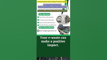 Secure and Sustainable E-Waste Disposal in Hong Kong  Hard Drive Shredding & IT Asset Recycling#itad