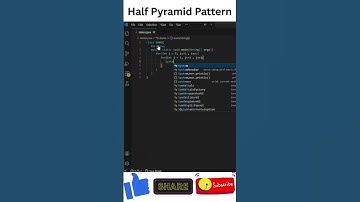 🔥Half Pyramid Pattern in Java | Learn From AnkuTechX😍 #trending #patterns #shortvideo #coding #java