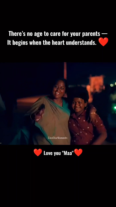 No Age to Take Care of Mom | Heart Touching Mother-Son Moment ❤️ | #motherslove