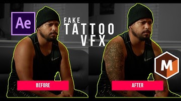 Quick and Easy Fake Tattoo VFX | Boris Mocha Pro in After Effects