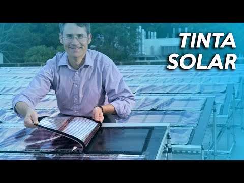 Vídeo: De que é feita a tinta solar?