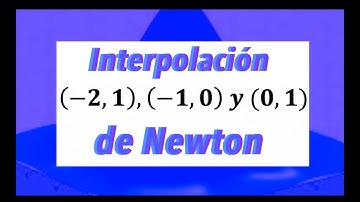 Interpolación de Newton - Ejercicio FÁCIL Y RÁPIDO