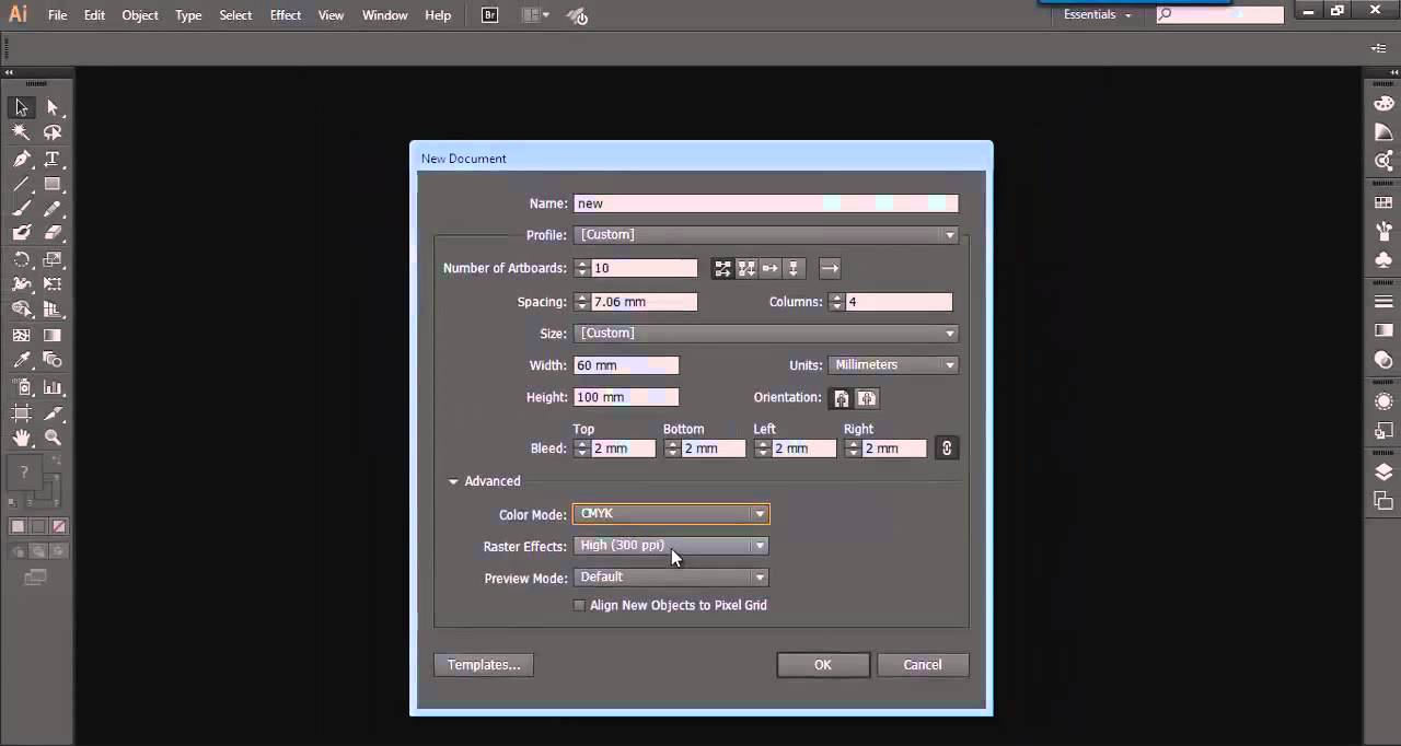 New document panels workspace - 06 Adobe Illustrator CC 2015 - YouTube