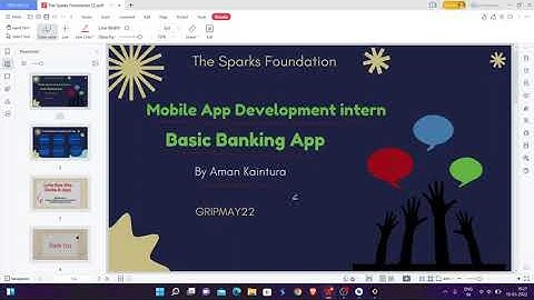 Basic Banking App🪙 ||  Mobile App Development || Sparks Foundation  Internship 2022