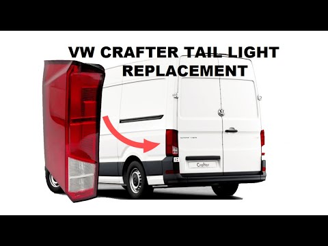 Volkswagen VW Crafter Rear Combination Tail Light Lamp Lens Only Pair Volkswagen VW Crafter Rear Combination Tail Light Lamp Lens Only Pair