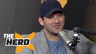 Tony Romo shakes off end-of-career talk, says he's getting stronger | THE HERD