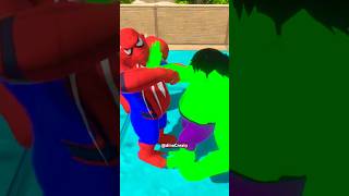 3x Hulk Goro vs 3x Spiderman Goro #hulk #spiderman #gorilla #shorts #arbs #gorillatag