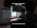 Counterstrike tournament final in 2003!