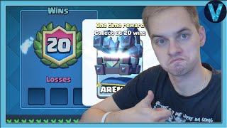 Видео ЧТО? Он ПРОШЕЛ ИСПЫТАНИЕ на 20:0! Как пройти самое сложное испытание? (КРЛ 2019) / Clash Royale (автор: Vanco Vanco)