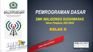 PEMROGRAMAN DASAR  (Kelasx) | 1. Pemrograman komputer