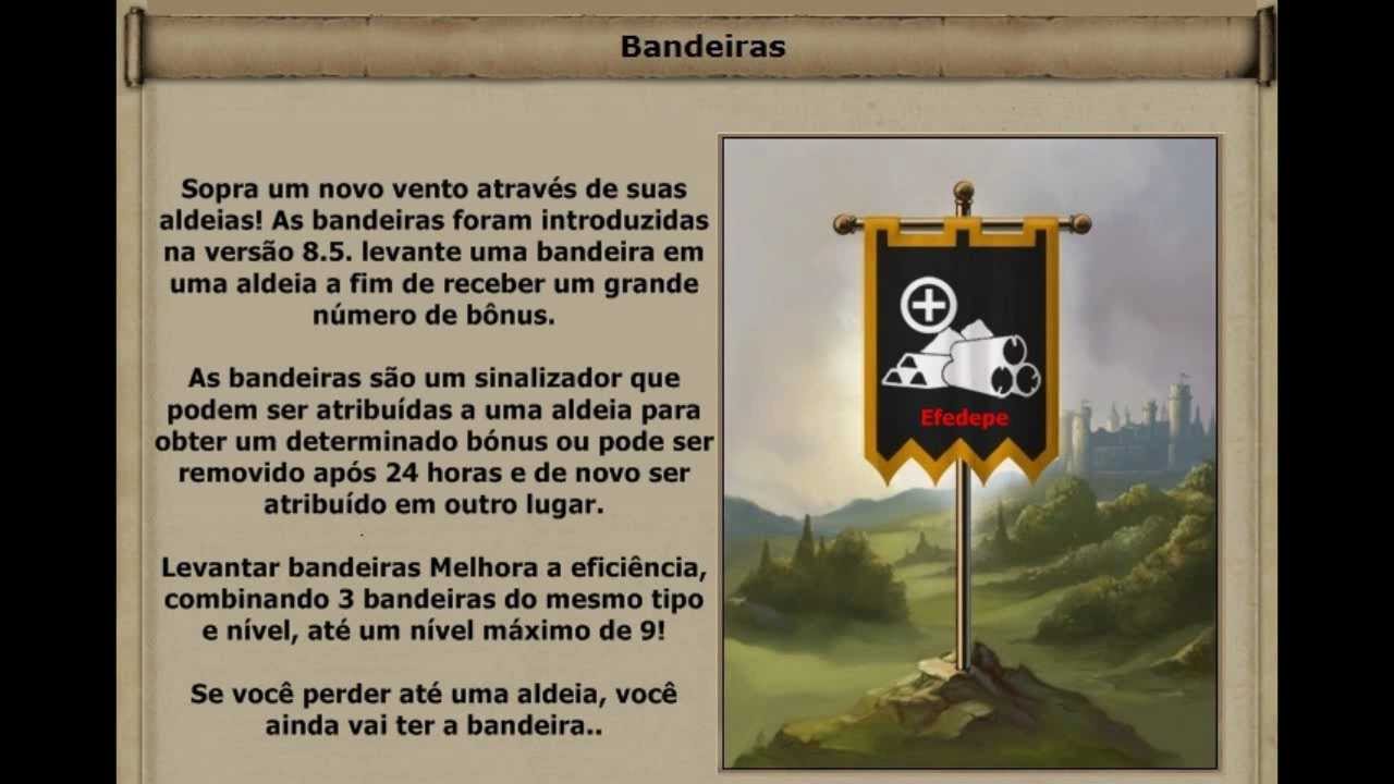 Bandeiras Tribal Wars [Tutorial] - YouTube