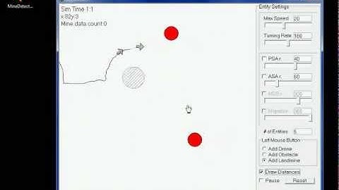 Swarm & Entropic Modeling for Landmine Detection Robots