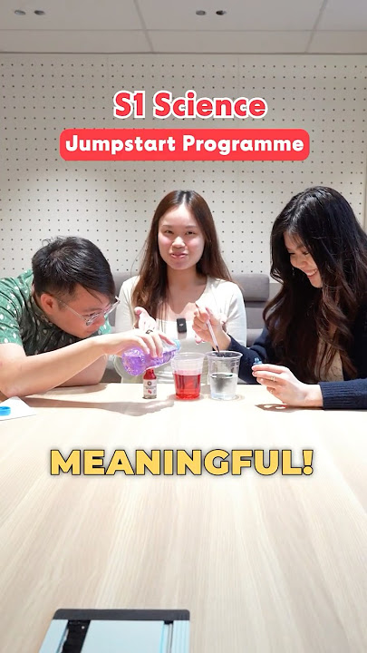 S1 Science Jumpstart Holiday Programme | The Pique Lab